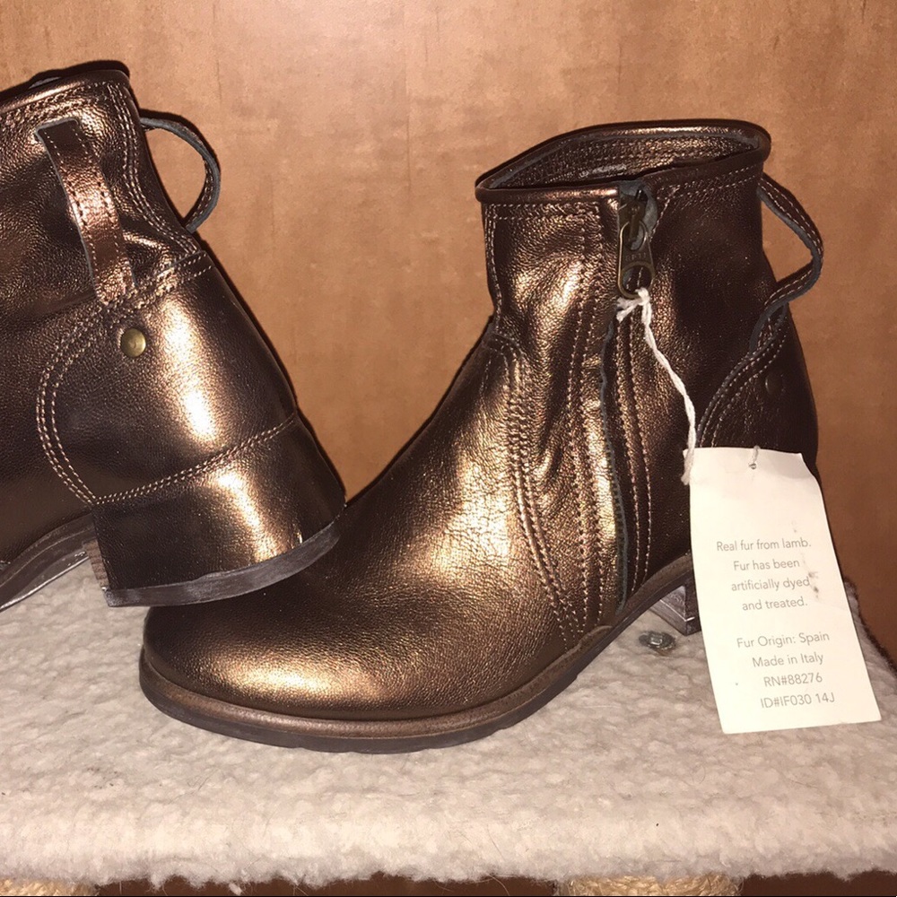 Ugg Italian Collection Stella Bronze Ankle Boot
